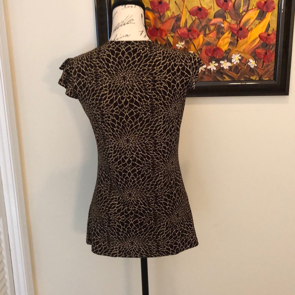 Creative Design Works leopard blouse - Picture 3 of 8